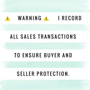 ⚠️⚠️ I VIDEO ALL TRANSACTIONS.